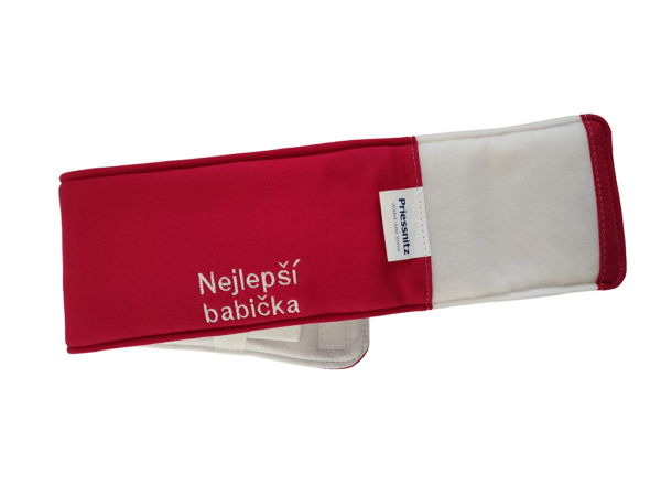 Priessnitzův zábal na krk s výšivkou
